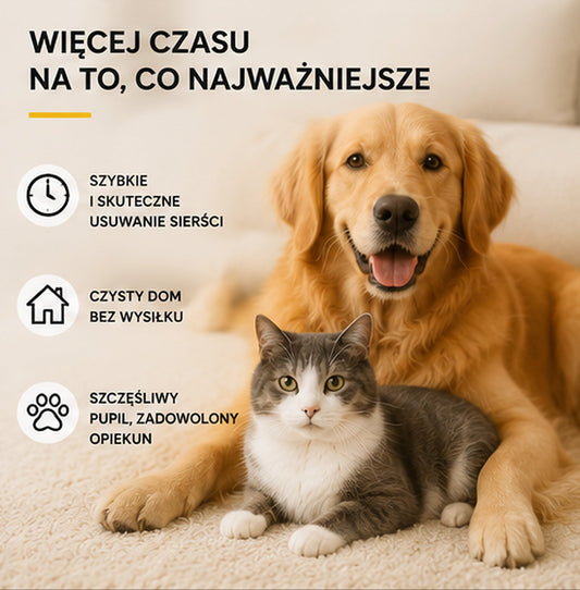 🐾ROLKA DO USUWANIA SIERŚCI WUFFO™