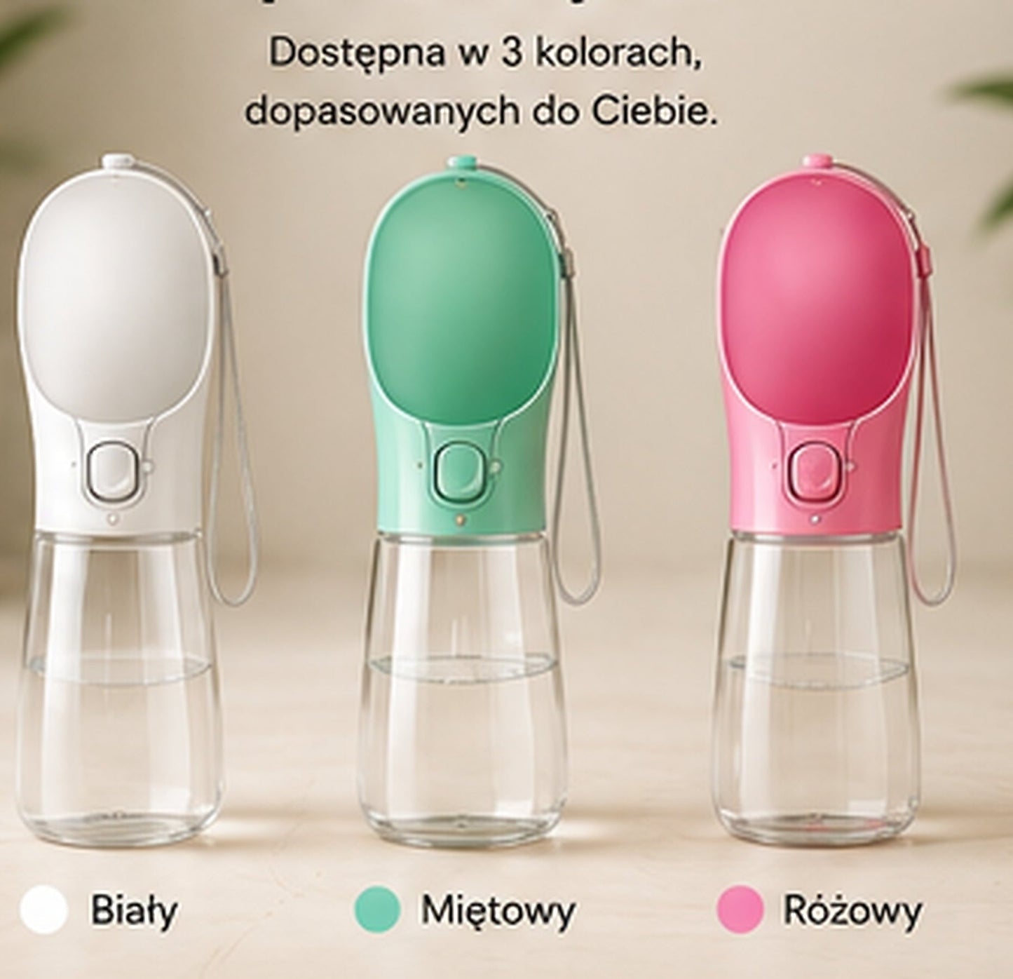 WUFFO™ AquaGo – Przenośna butelka z miską dla psa