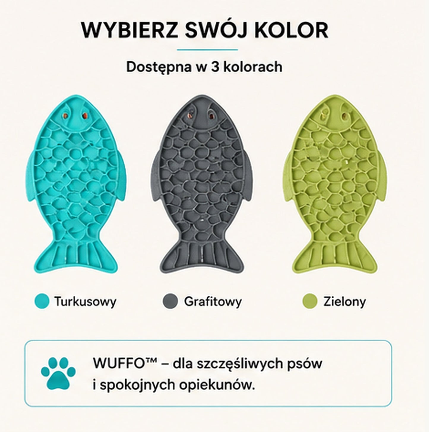 Mata do Lizania dla Psa WUFFO™ – Spowalnia Jedzenie i Zapewnia Zajęcie