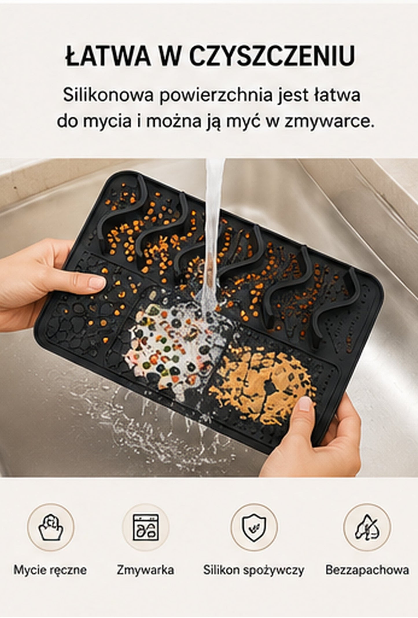 Mata do Lizania dla Psa WUFFO™ – Silikonowa Mata Spowalniająca Jedzenie