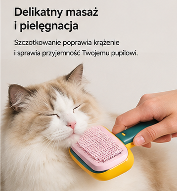 WUFFO™ PetBrush – Szczotka do sierści i masażu
