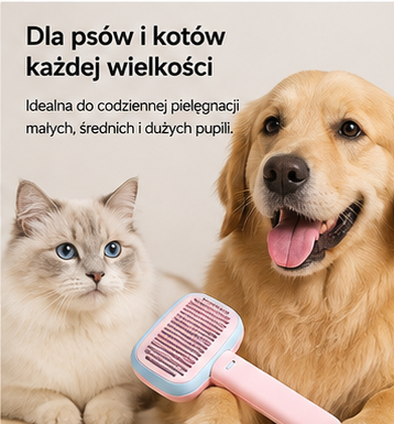 WUFFO™ PetBrush – Szczotka do sierści i masażu