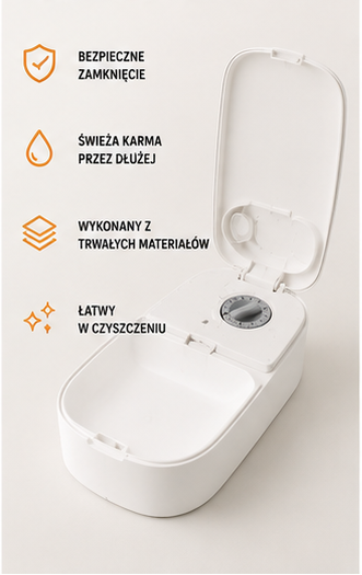 🐾WUFFO - Automatyczny dozownik karmy dla psa i kota