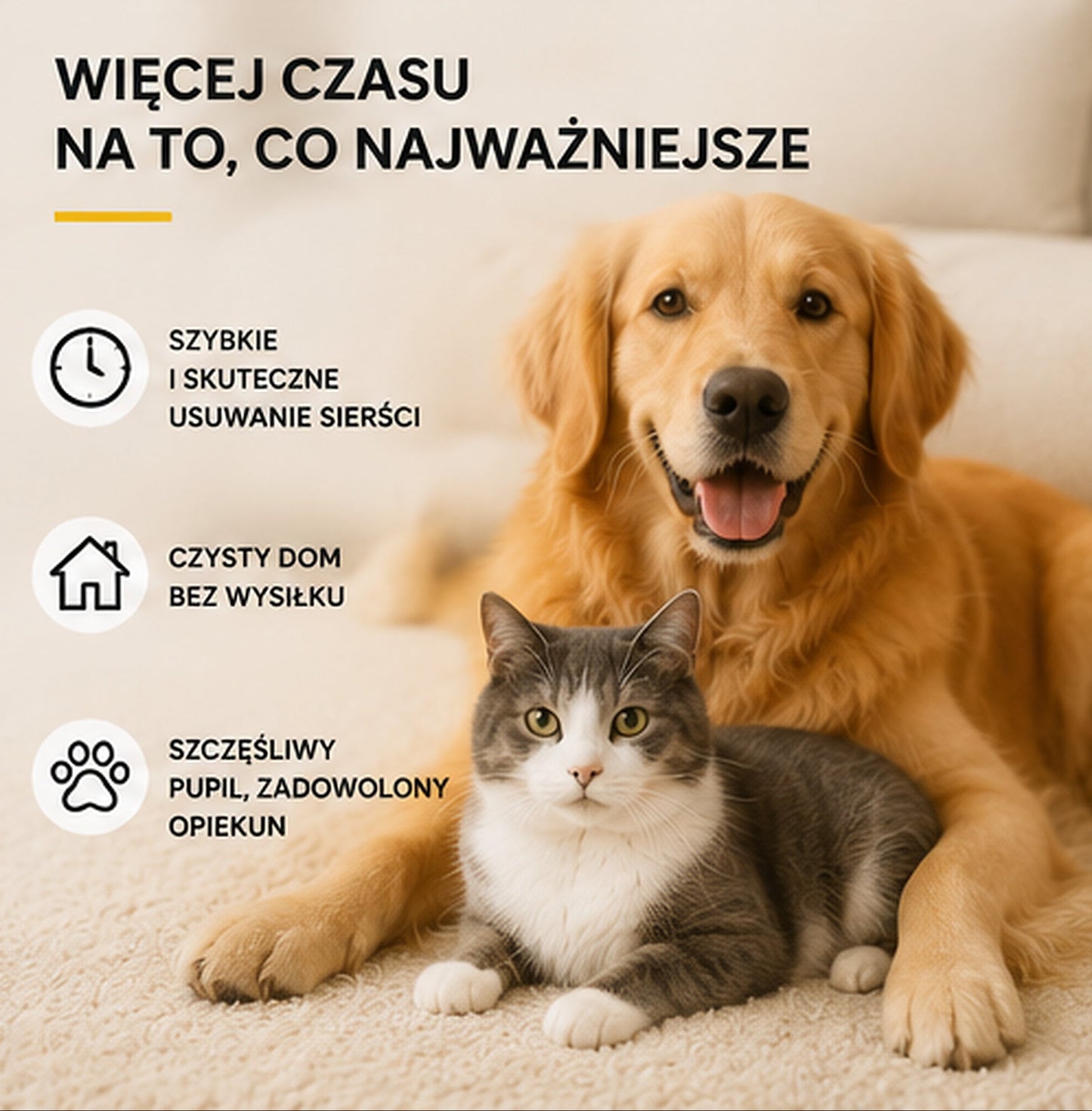🐾ROLKA DO USUWANIA SIERŚCI WUFFO™